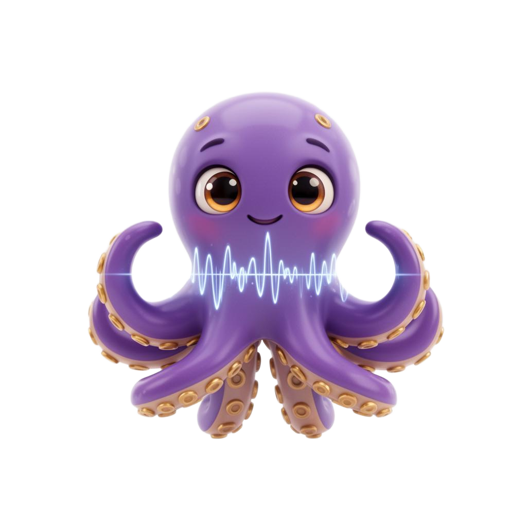 Sonaria 432 Hz octopus mascot